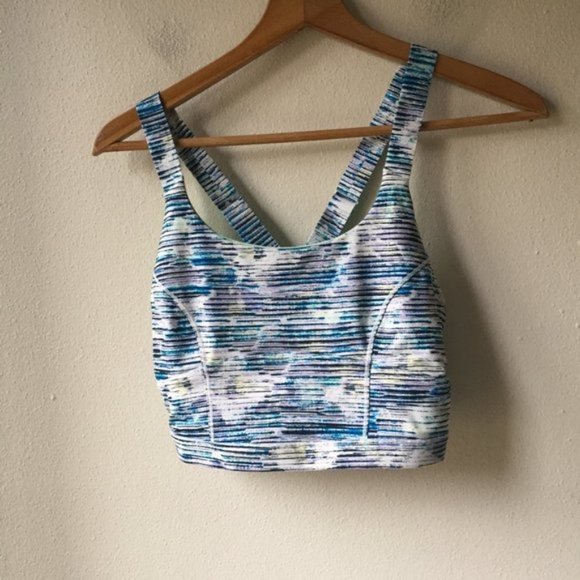 Lululemon Pure Practice Bra Blurry Belle Multi - Picture 11 of 14